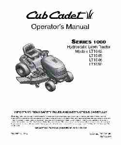 Cub Cadet Lawn Mower LT1045-page_pdf
